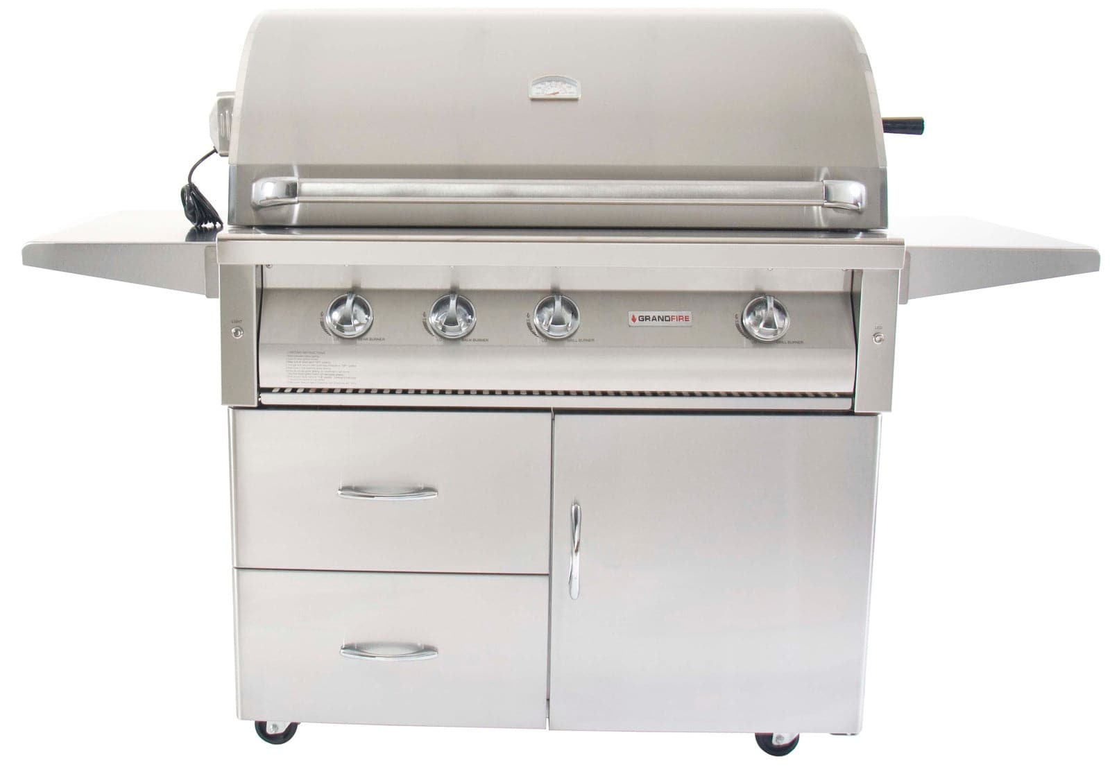 Grandfire Classic 42" Deluxe BBQ Stainless Steel Cart GFD42C