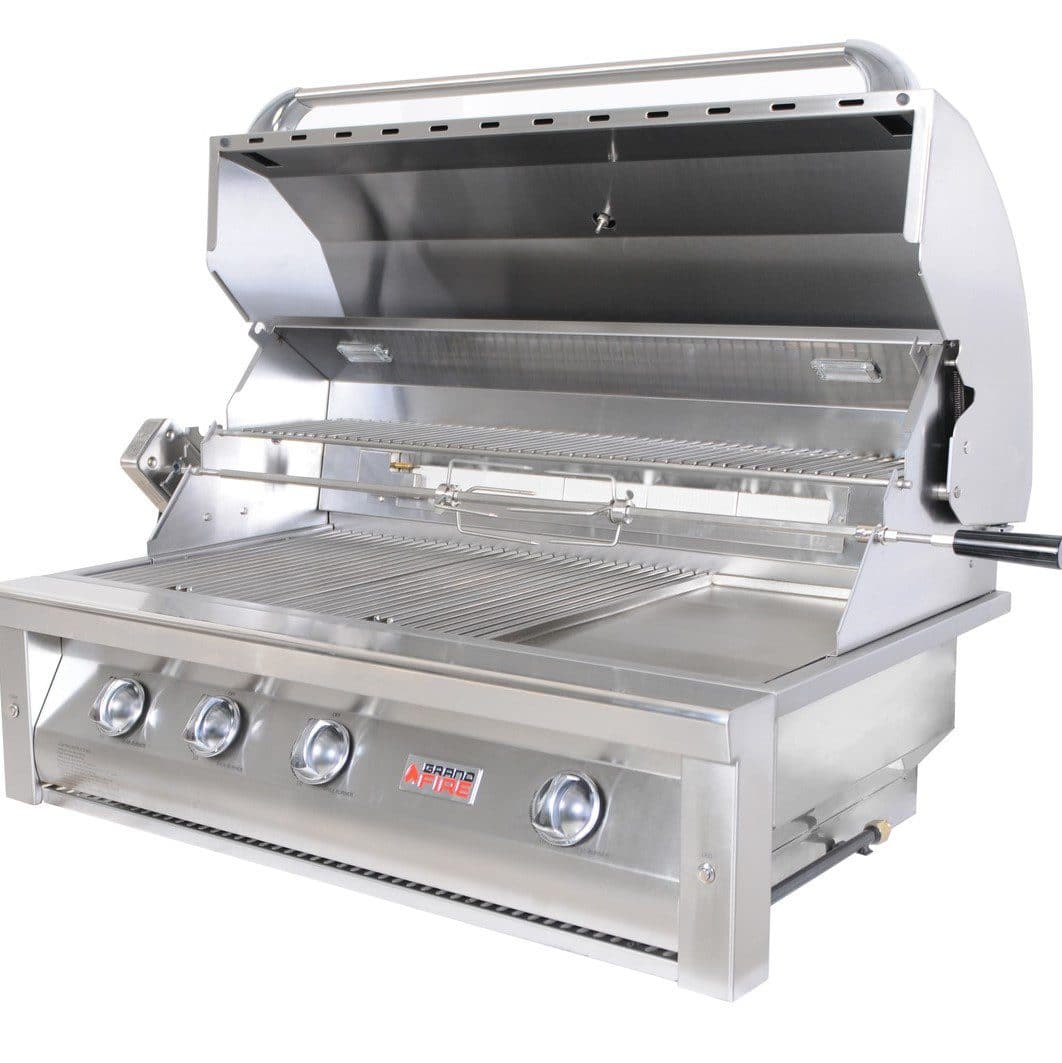 Grandfire Deluxe 42" Stainless Steel Build-In BBQ GFD42LBS