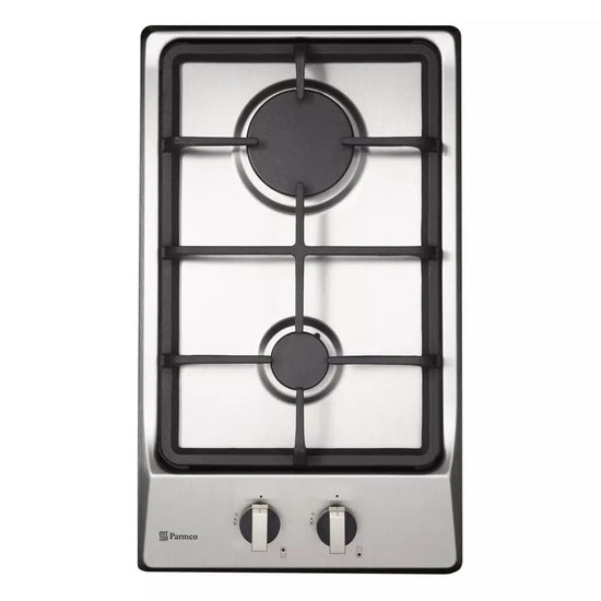 Parmco 300mm Stainless Steel Domino Gas Hob HO-1-2S-2G