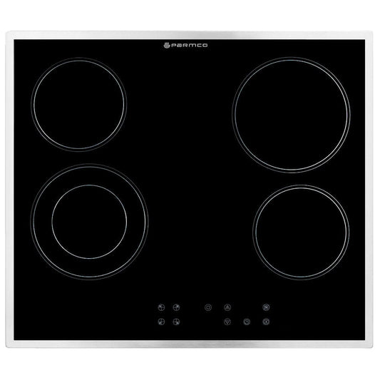 Parmco 600mm Touch Ceramic Hob with Stainless Steel Frame HX-2-6S-CER-T
