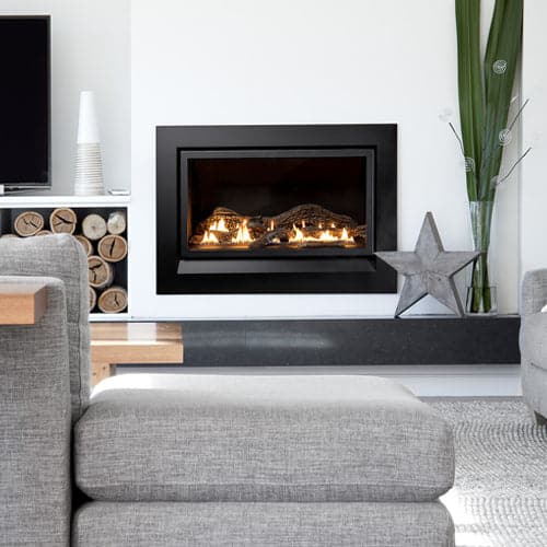 Heatmaster Enviro High Efficiency Gas Fire & Flue Package  Heating Home and Living Home Solutions Home Heating Wood Fires Log Burners woodfires Gas heaters Outdoor heating