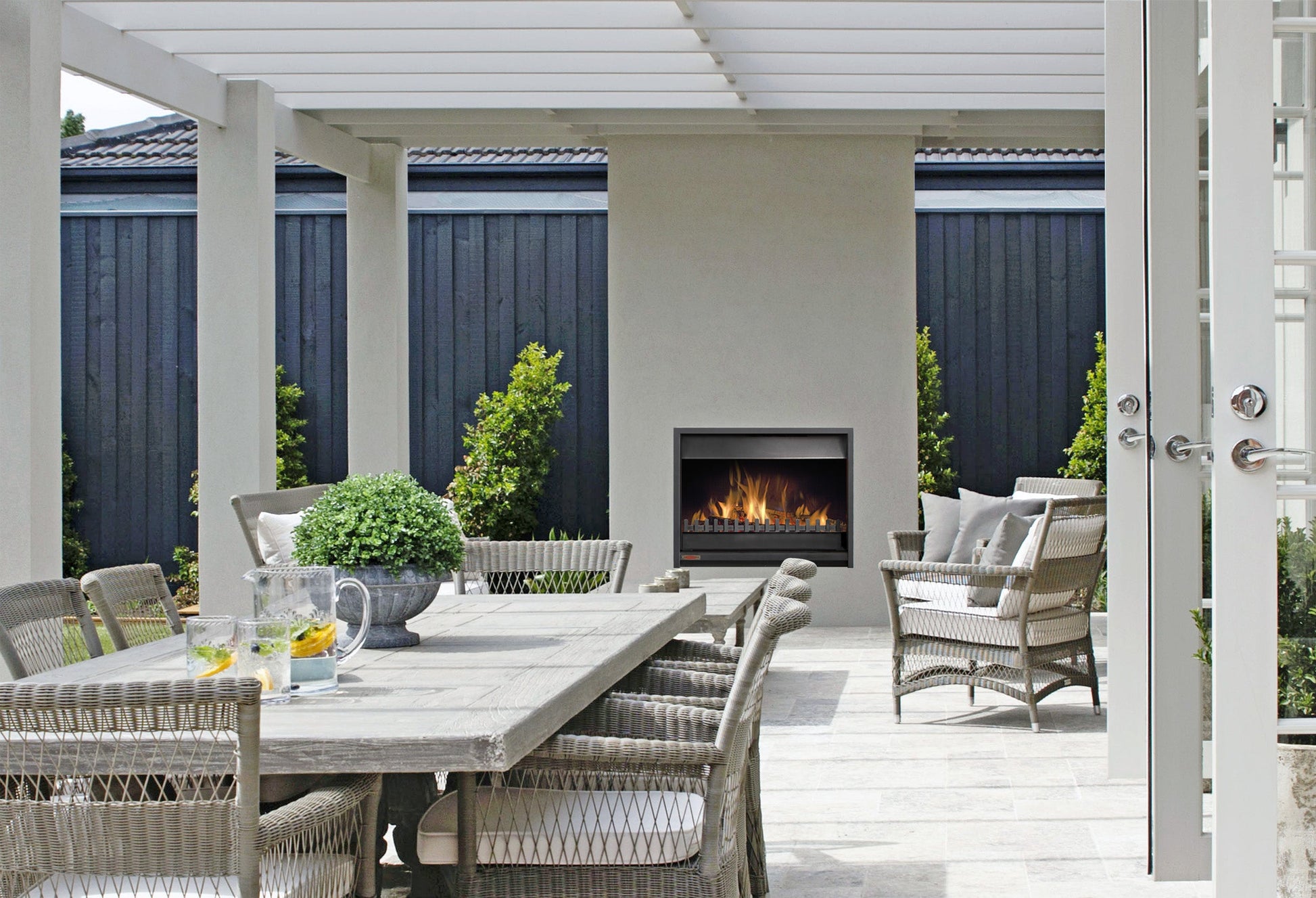Jetmaster 1200 Alfresco Wood Fire & Flue Package – Turfrey.co.nz