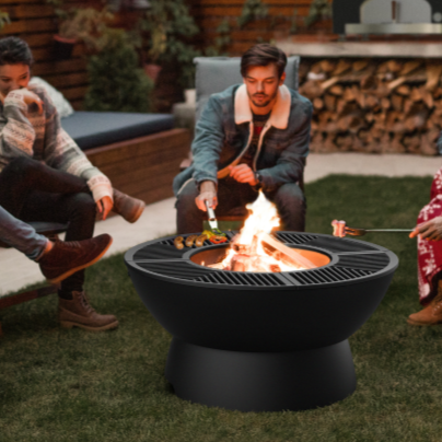 Hearthstone Firepit (includes Grill, Hot Plate and S/S Cover)