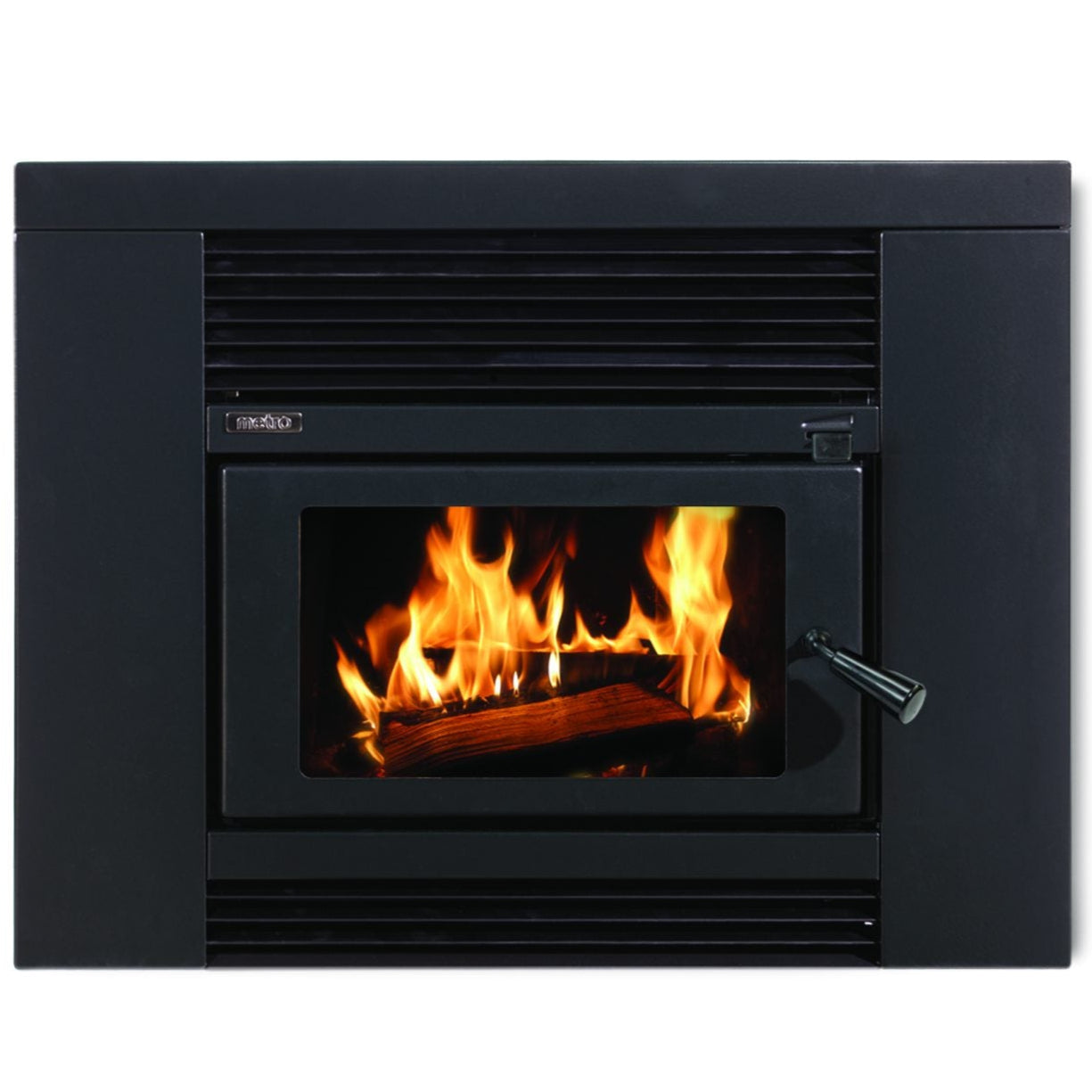 Metro LTD Smart Insert wood fire with fascia – 15kW rural wood burner for lifestyle properties