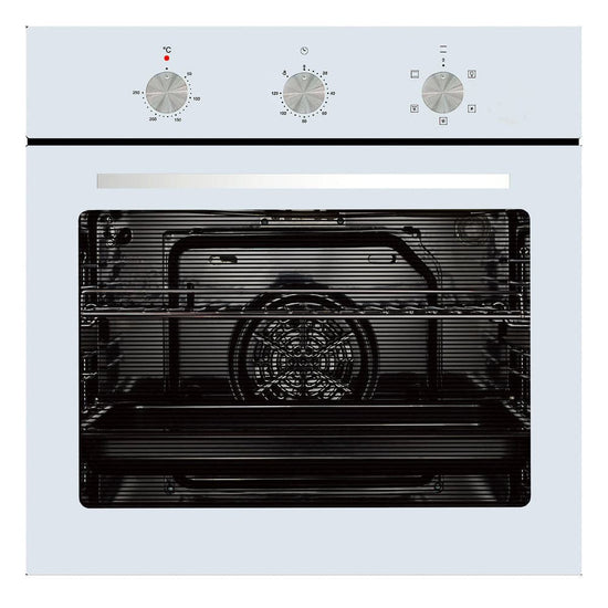Parmco OX7-4-6W-5-1 600mm 76 Litre 5 Function White Oven