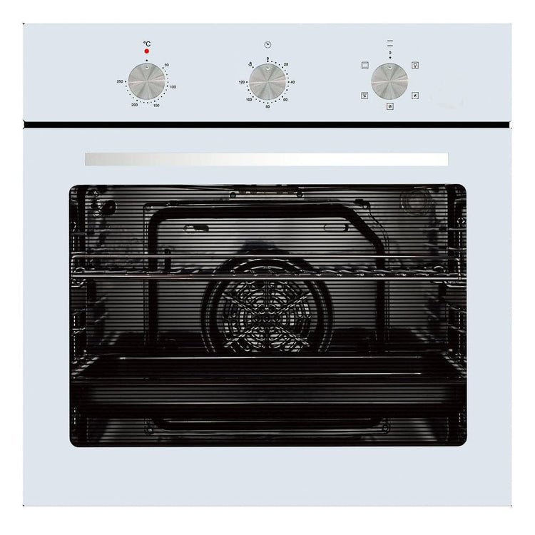 Parmco OX7-4-6W-5-1 600mm 76 Litre 5 Function White Oven