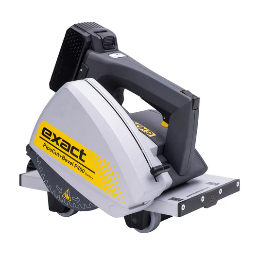 plumBOSS exactCUT P400 Battery Plastic Cut & Bevel 100–400mm
