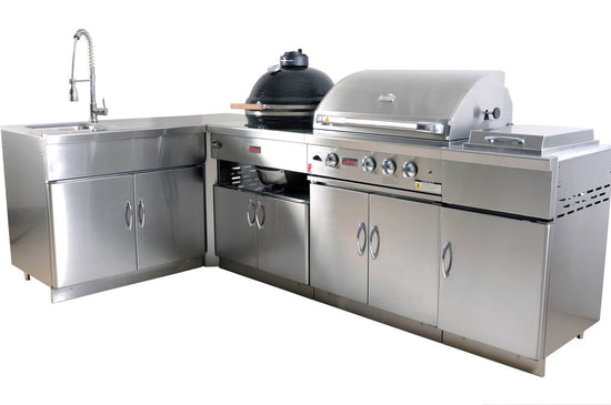 Grandfire Stainless Steel Outdoor Kitchen - Package 4
