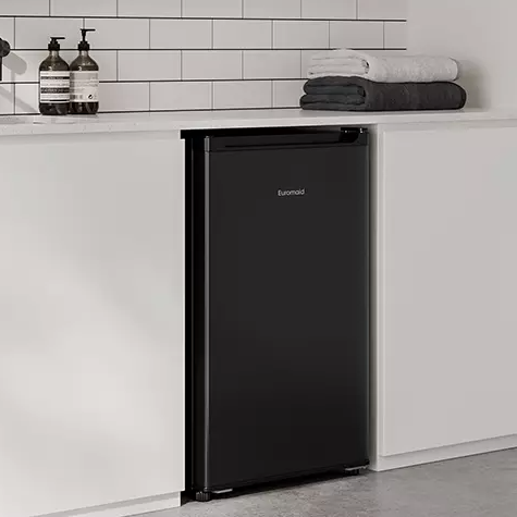 Euromaid 121L Bar Fridge - Black EBF126BK Appliances Online Clearance Home and Living Appliance Deals NZ