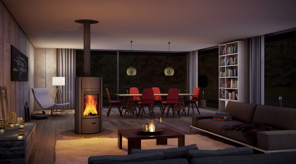 Stuv 30 Compact Rural 3 Door Free Standing Heating Home and Living Home Solutions Home Heating Wood Fires Log Burners woodfires Gas heaters Outdoor heating
