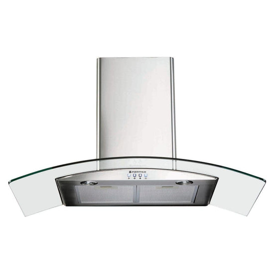 Parmco 900mm Curved Glass LED Canopy T4-11GLA-9L