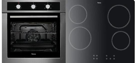 Parmco Verso Stainless Steel Ceramic Oven & Hob Pack VERSO 3-2