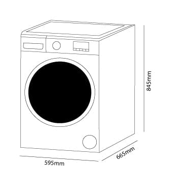 Parmco 10KG Washer with 6KG Condensor Dryer WD106WF