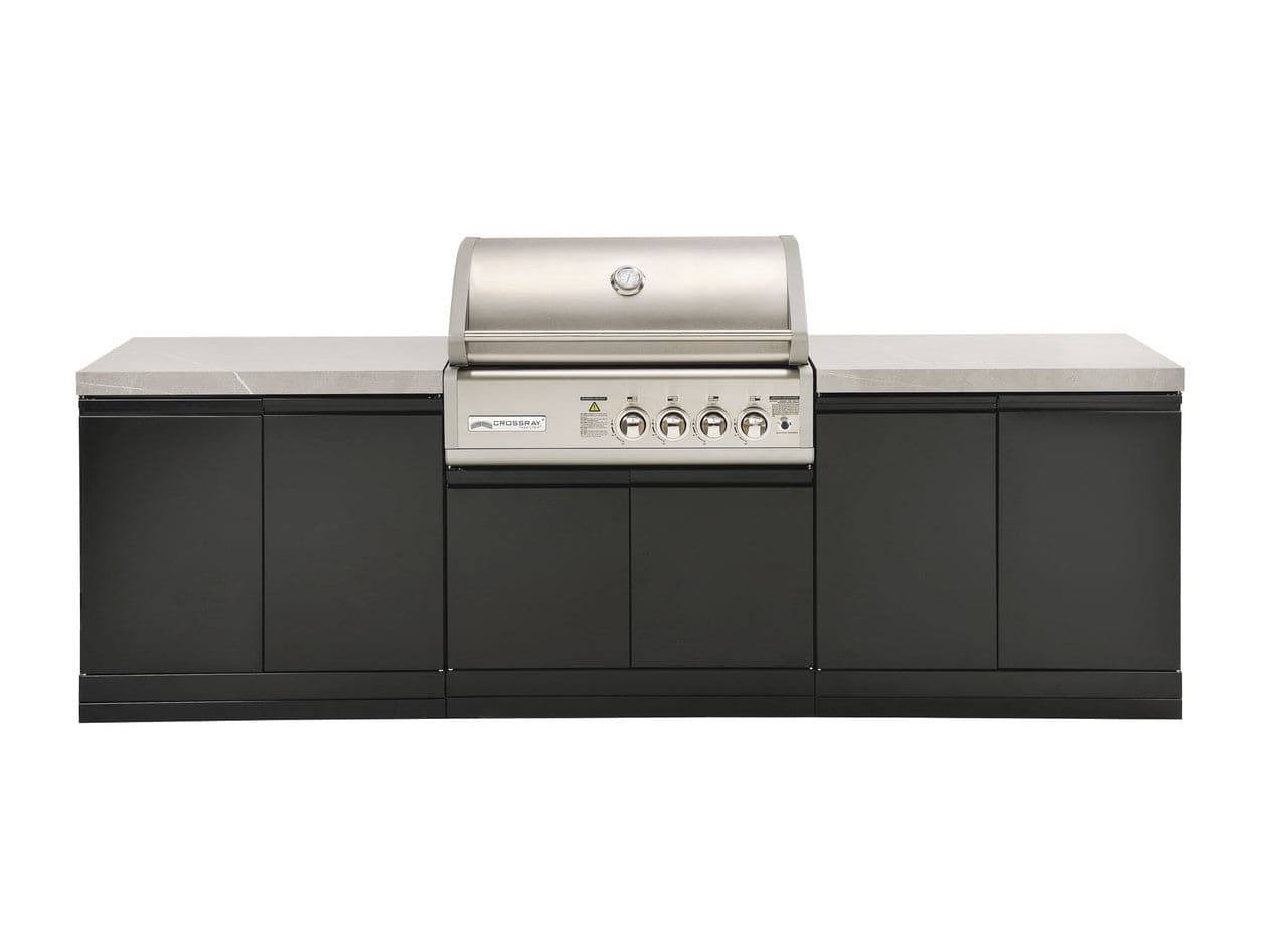 Crossray TC4K-05 Outdoor Kitchen with 4 Burner BBQ – Turfrey.co.nz