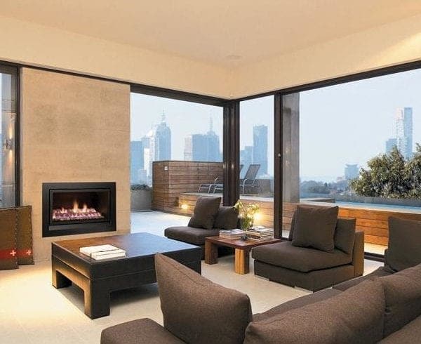 Heatmaster Enviro High Efficiency Gas Fire u0026 Flue Package – Turfrey.co.nz