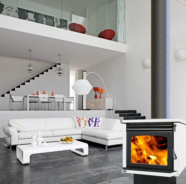 Ethos Aquos Wood Fire with 2KW Water Booster | Turfrey Wood Fires NZ ...