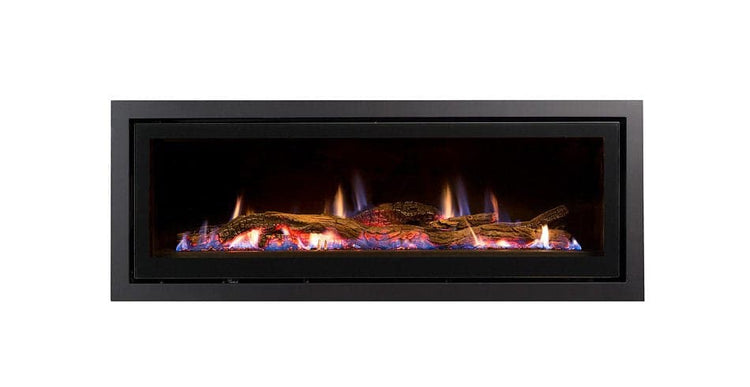 Heatmaster Seamless Landscape Natural Gas Fire & Flue Package Heating Home and Living Home Solutions Home Heating Wood Fires Log Burners woodfires Gas heaters Outdoor heating