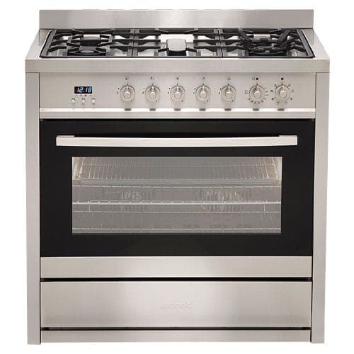 Euromaid Electric Oven + Gas Cooktop - Stainless EGE9TS Appliances Online Clearance Home and Living Appliance Deals NZ